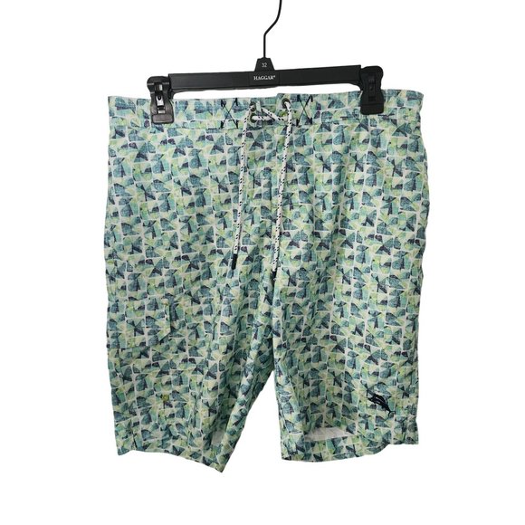 Tommy Bahama Mens 100% Recycled Polyester Swim Shorts Size Medium - Picture 1 of 8